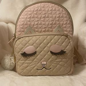 Large Betsy Johnson cat backpack